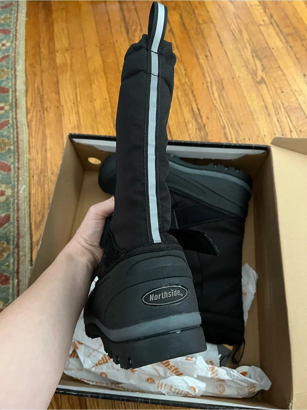 NWT: northside Men’s Alberta polar 2 Insulated Snow Boots with Hook-and-Loop